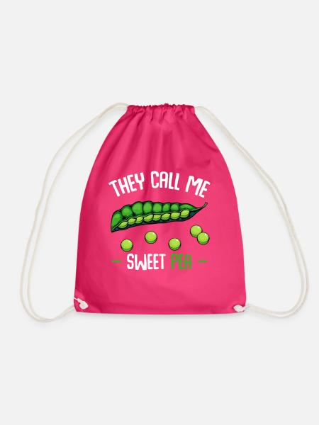 Sie nennen mich Sweet Pea - Turnbeutel - Fuchsia
