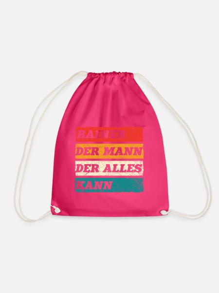Rainer Der Mann Der Alles Kann Vorname Rainer - Turnbeutel - Fuchsia