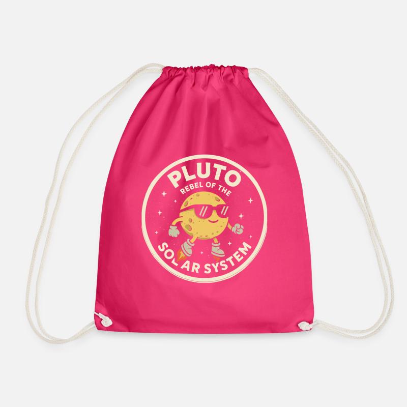 Pluto Rebell des Sonnensystems - Turnbeutel - Fuchsia
