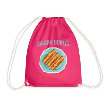 Sigara Böreği – Knusprig & köstlich - Turnbeutel - Fuchsia - Vorne