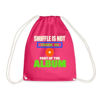 Cd-sammler Kompaktplatte Physisches Medium - Turnbeutel - Fuchsia - Vorne