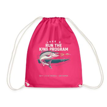 Lake Q Königfisch Lauf-Programm - Turnbeutel - Fuchsia - Vorne