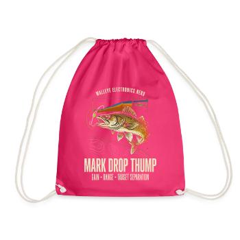 Mark Drop Thump Bass-Art - Turnbeutel - Fuchsia - Vorne