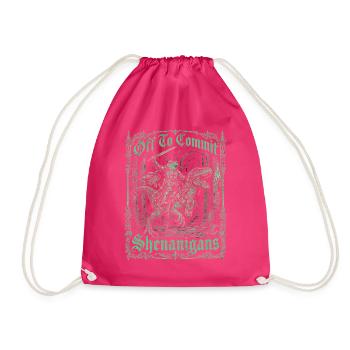 Shenanigans Knight Dragon - Turnbeutel - Fuchsia - Vorne