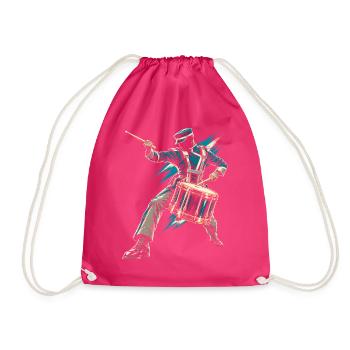 Drum Corps Spielmannszug - Turnbeutel - Fuchsia - Vorne