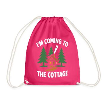 Ankunft in der Cottage Cozy Cabin - Turnbeutel - Fuchsia - Vorne