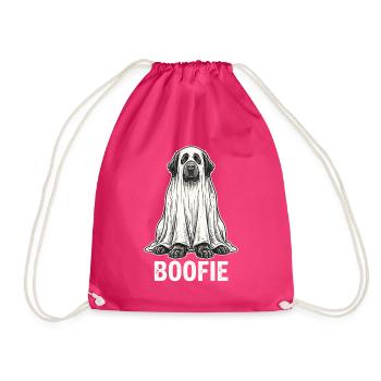 Boofie – Halloween-Neufundlandhund Newfie-Papa - Turnbeutel - Fuchsia - Vorne