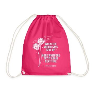 Embryo Transfer Tag Fötus - Turnbeutel - Fuchsia - Vorne