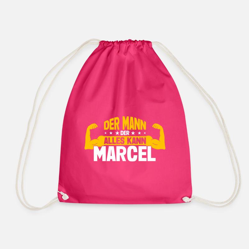 Marcel Der Mann Der Alles Kann Vorname Marcel - Turnbeutel - Fuchsia
