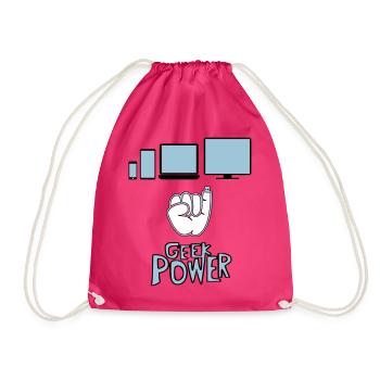 Geek - Sac de sport léger - fuchsia - Devant