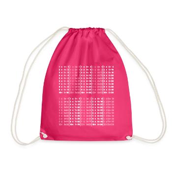 Tables de multiplication - Sac de sport léger - fuchsia - Devant