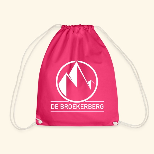 Logo De Broekerberg Wit - Gymtas