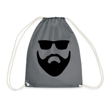 MEN - MAN - MACHO - T-shirt TESTOSTÉRONE - Sac de sport léger - gris - Devant