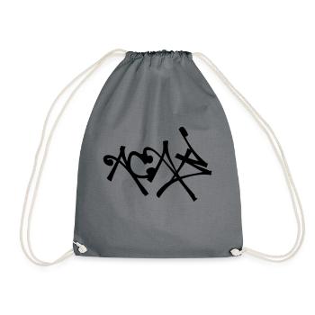 ACAB Day Style du graffiti - Sac de sport léger - gris - Devant
