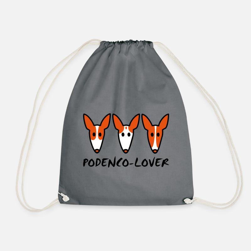 Podenco-Lover - Turnbeutel - Grau