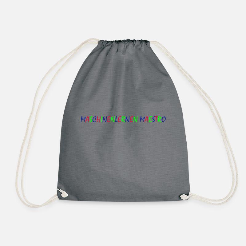 Machine Learning Maestro - Drawstring Bag - grey