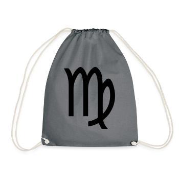 Vierge, Septembre, Signes du Zodiaque, Astrologie - Sac de sport léger - gris - Devant