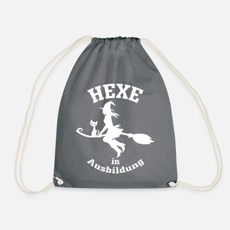 Hexe in Ausbildung - Turnbeutel - Grau