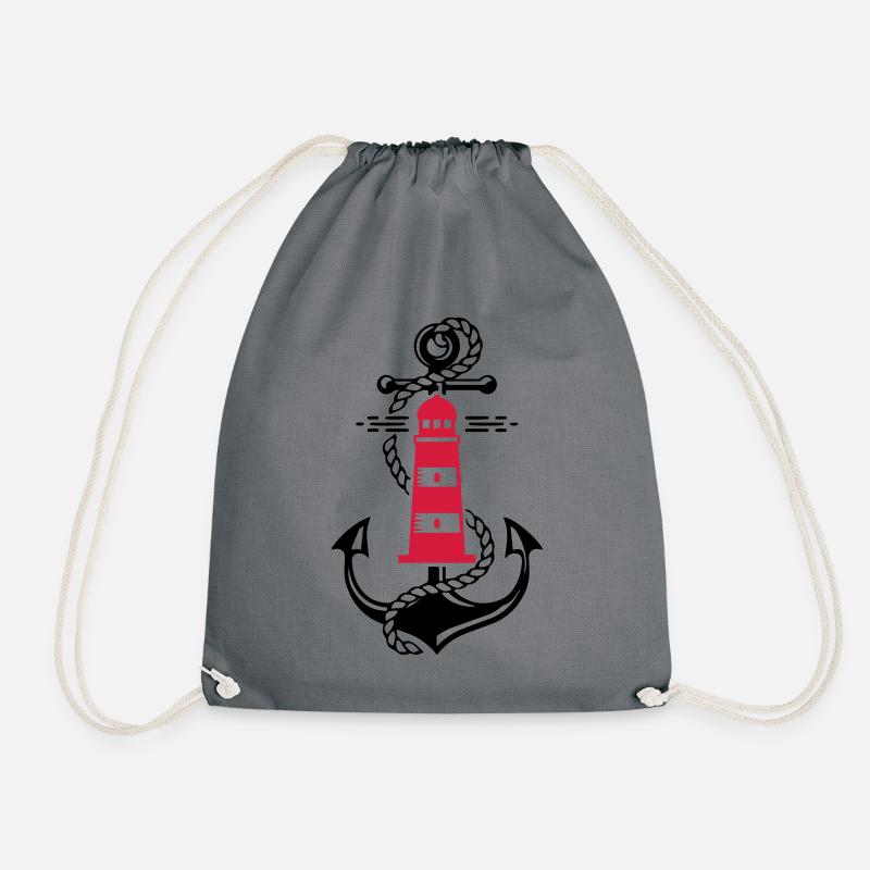 Leutschtturm Anker - Turnbeutel - Grau