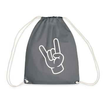 Fête de signature de la main - Sac de sport léger - gris - Devant