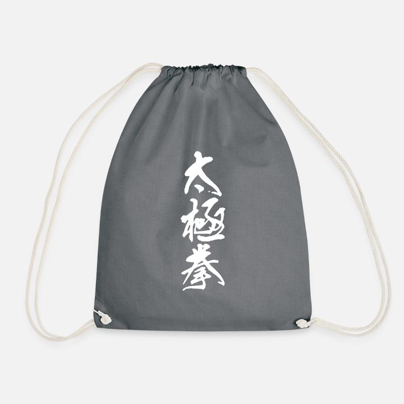 Taijichuan 太極拳 - Turnbeutel - Grau