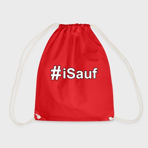 Hashtag iSauf klein - Turnbeutel