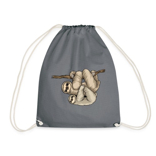 Kunterli Loves Sloths - #KUN-SLO-08 - Cute - Drawstring Bag