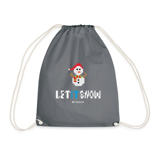 Let IT snow - Snowman - Turnbeutel