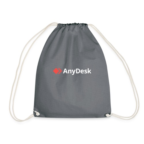 AnyDesk - logo white - Turnbeutel