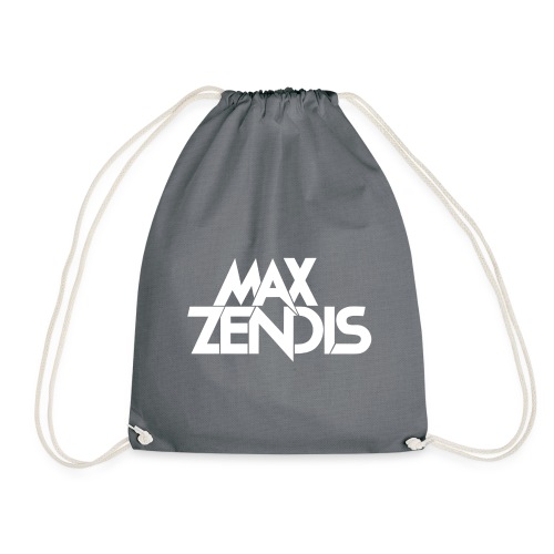 MAX ZENDIS Logo Big - Black/White - Turnbeutel