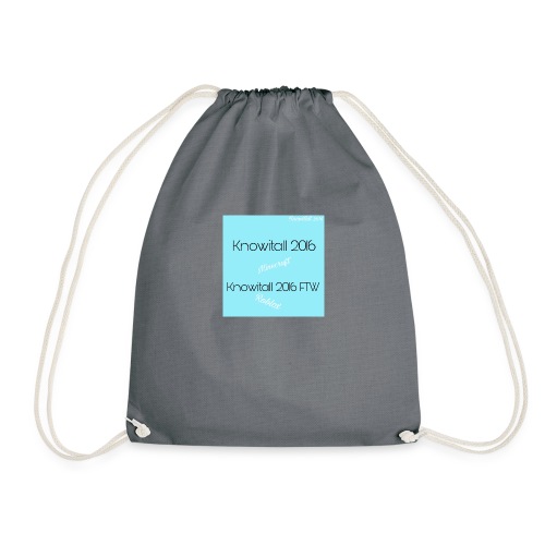 Knowitall 2016 & Knowitall 2016 FTW Custom Clothes - Drawstring Bag