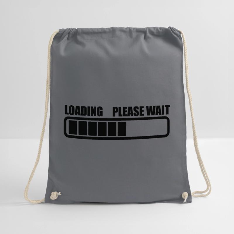 Charging wait a while Drawstring Bag