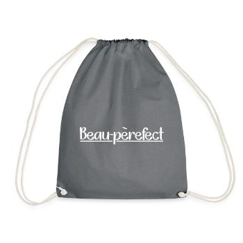 Beau-pèrefect t-shirt beau papa humoristique - Sac de sport léger - gris - Devant