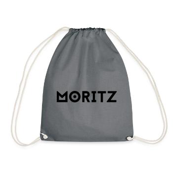 Vorname Moritz - Turnbeutel - Grau - Vorne