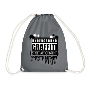 Underground graffitis flex - Sac de sport léger - gris - Devant