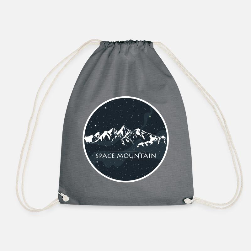 MOUNTAIN Berg Geschenk - Turnbeutel - Grau