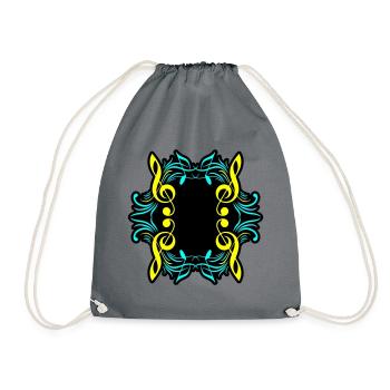 Clé de symbole de notes de musique - Sac de sport léger - gris - Devant