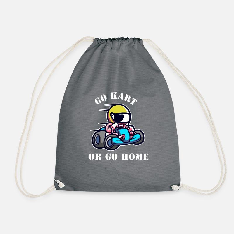 Go Kart or go home - Turnbeutel - Grau