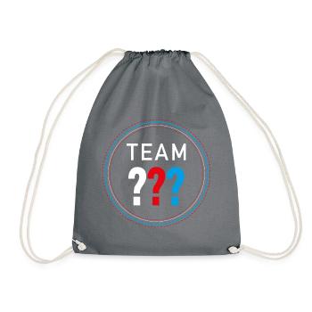 Die Drei ??? Team Drei Fragezeichen - Turnbeutel - Grau - Vorne