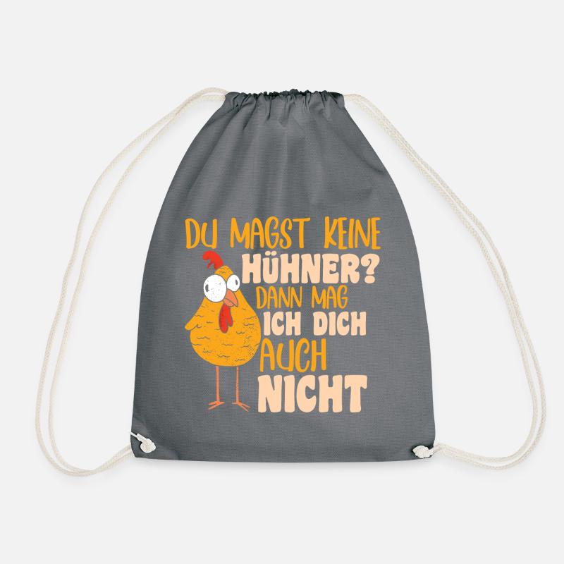 Hühnerflüsterer Huhn Hühnerhalter Hühner - Turnbeutel - Grau