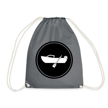 cercle d’icônes de démarrage - Sac de sport léger - gris - Devant