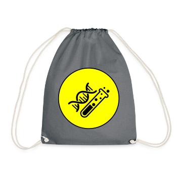 Test tube chemistry - Drawstring Bag - grey - Front