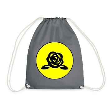 Symbole de la rose - Sac de sport léger - gris - Devant