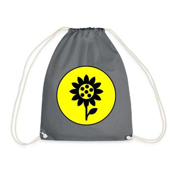 Icône d’icône de tournesol - Sac de sport léger - gris - Devant