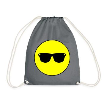 Sunglasses icon icon - Drawstring Bag - grey - Front