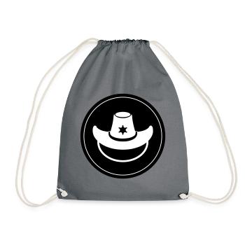 Cowboy Head Western - Sac de sport léger - gris - Devant