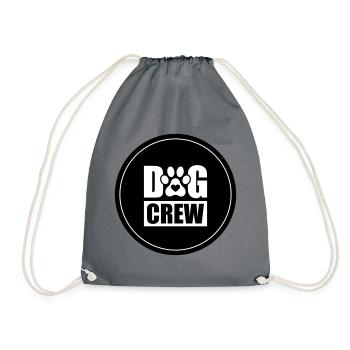 Dog Crew Kreis - Turnbeutel - Grau - Vorne