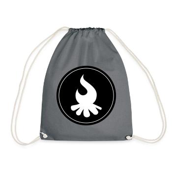 Cercle de feu de camp - Sac de sport léger - gris - Devant