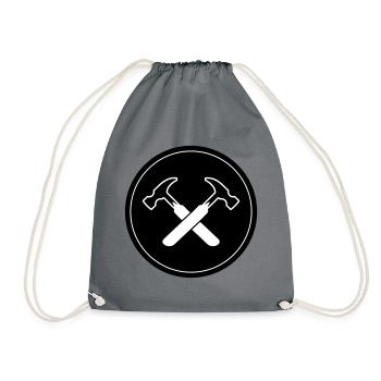 Symbole du marteau - Sac de sport léger - gris - Devant