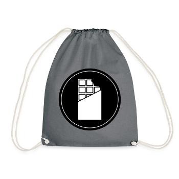 Chocolate Icon Icon - Drawstring Bag - grey - Front